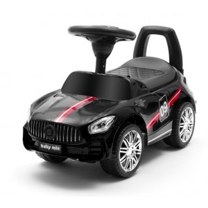 Mašinėlė paspirtukas su garsais RACER (juoda)